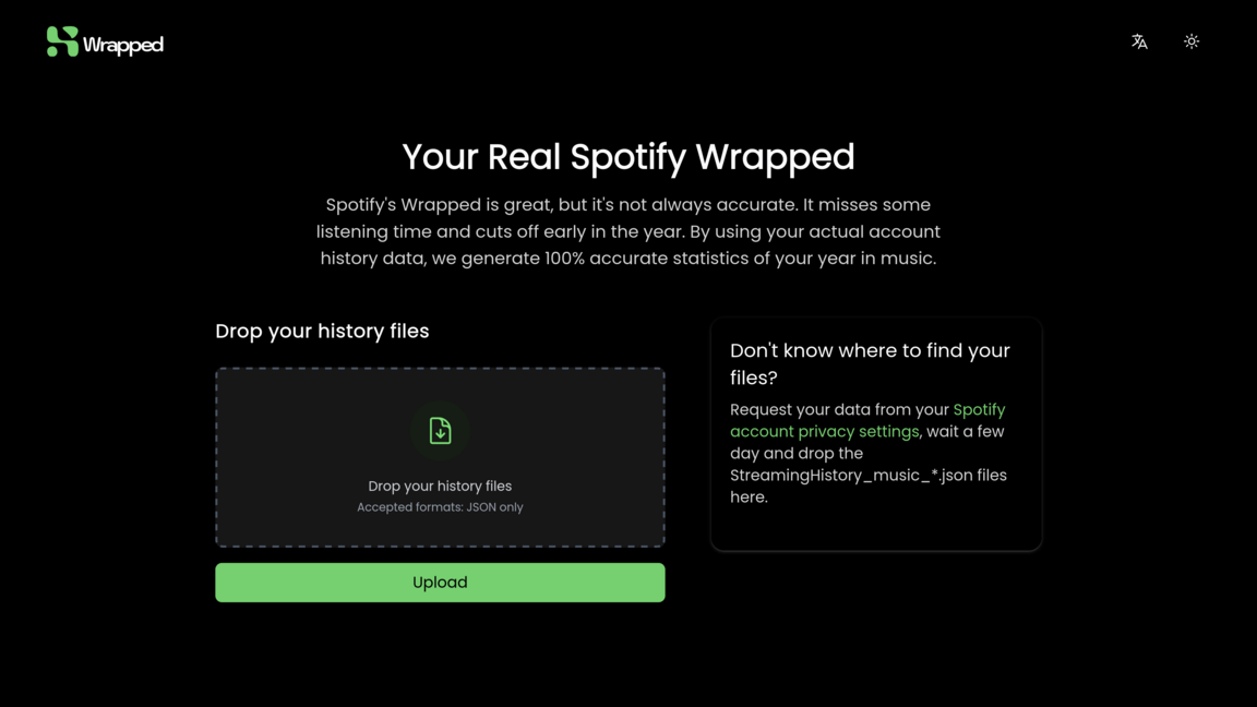 Page de téléchargement